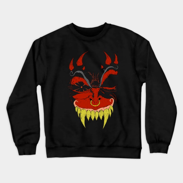 Sketchy Devil Crewneck Sweatshirt by Ferrell